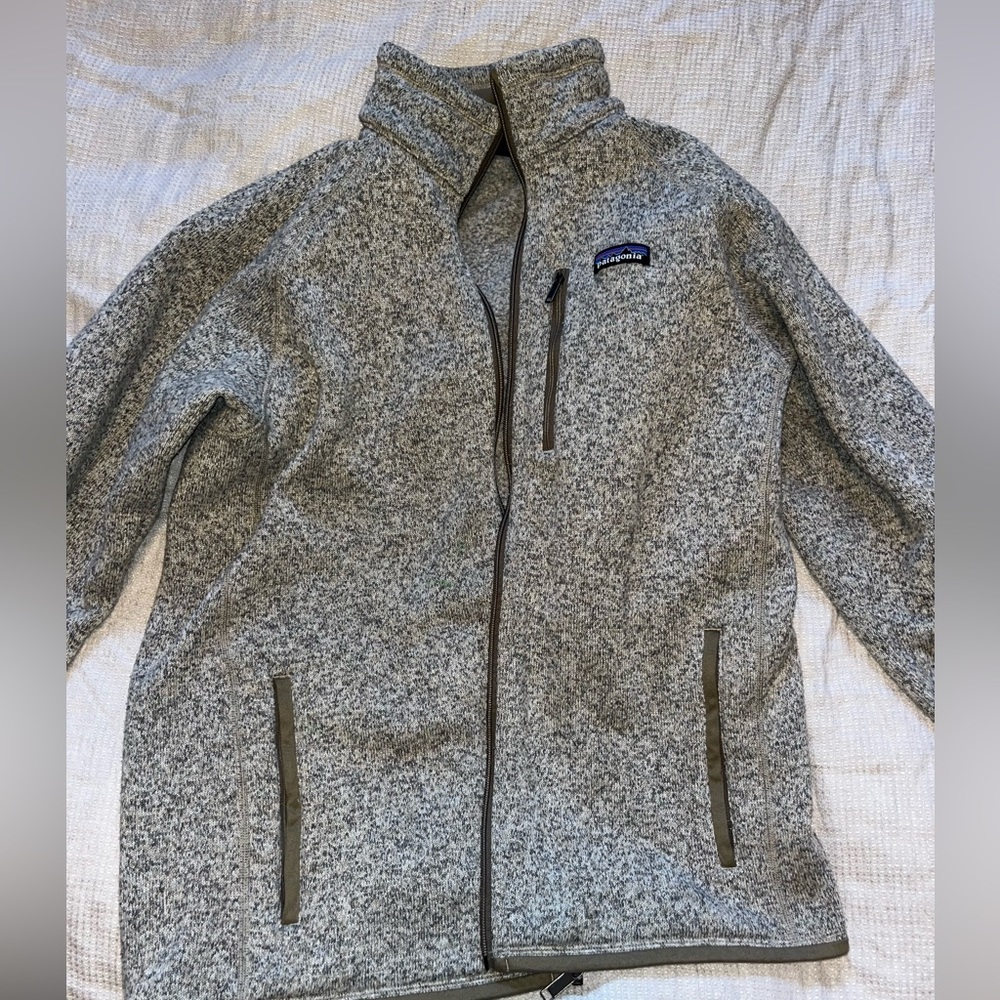 Patagonia Men's Better Sweater Fleece Full
Zip Jacket Size L Stonewash